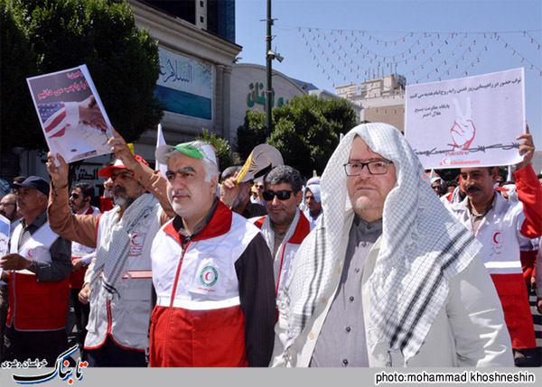 گزارش تصویری راهپیمایی روز قدس در مشهدالرضا (ع)