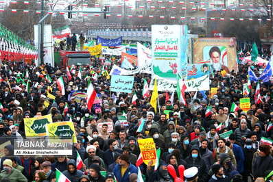 راهپیمایی چهل و چهارمین سالگرد انقلاب اسلامی