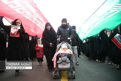 راهپیمایی چهل و چهارمین سالگرد انقلاب اسلامی