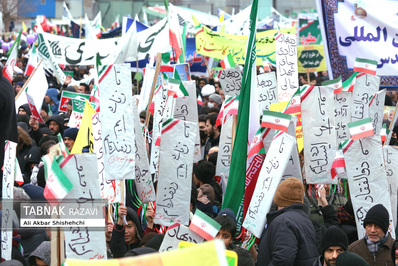 راهپیمایی چهل و چهارمین سالگرد انقلاب اسلامی