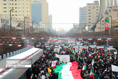 راهپیمایی چهل و چهارمین سالگرد انقلاب اسلامی