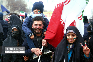 راهپیمایی چهل و چهارمین سالگرد انقلاب اسلامی