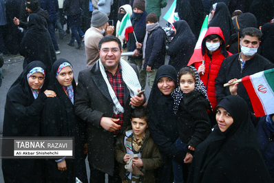 راهپیمایی چهل و چهارمین سالگرد انقلاب اسلامی